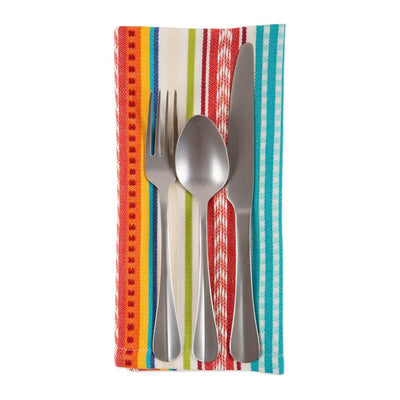DII Baja Stripe 20" x 20" Napkins Set of 6