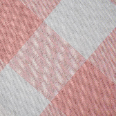DII Pink Buffalo Check 40" x 40" Table Topper