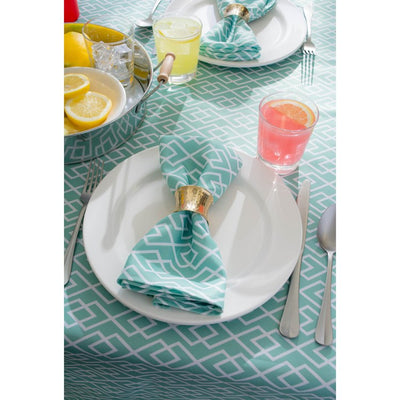 DII Aqua Diamond Outdoor 84" x 60" Table Cloth