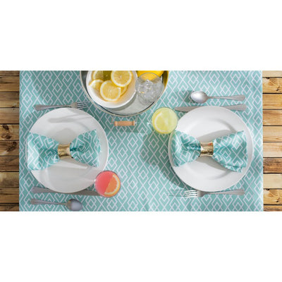 DII Aqua Diamond Outdoor 84" x 60" Table Cloth