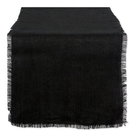 DII Black Jute 74" x 15" Table Runner