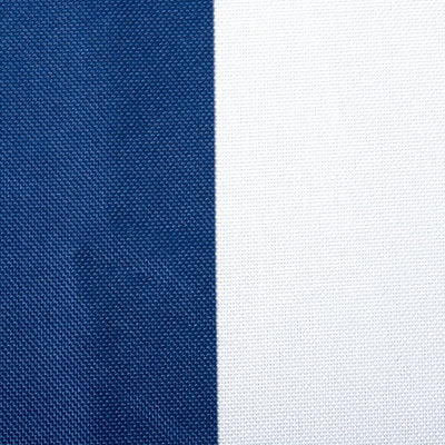 DII Nautical Blue Cabana Stripe Print Outdoor 20" x 20" Napkins Set of 6