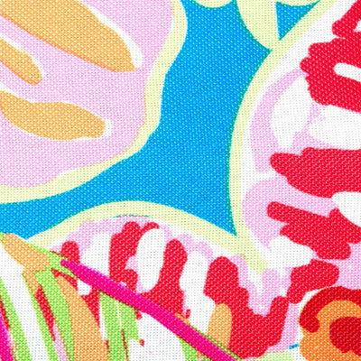 DII Summer Floral Print Outdoor 20" x 20" Napkins Set of 6