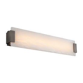 Quarry Single-Light 28" LED Natural Alabaster Wall Sconce 3000K