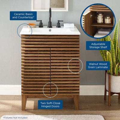 Render 24" Single Bathroom Vanity with Top