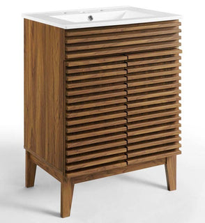 Product Image: EEI-3860-WAL-WHI Bathroom/Vanities/Single Vanity Cabinets with Tops