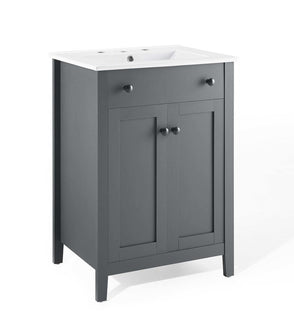 Product Image: EEI-4250-GRY-WHI Bathroom/Vanities/Single Vanity Cabinets with Tops