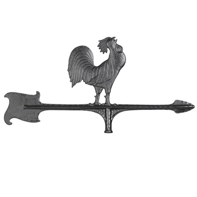 30" Rooster Accent Weathervane - Black