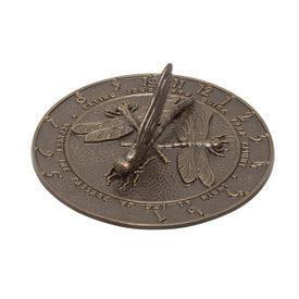 Dragonfly Sundial - French Bronze