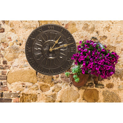 Sunface Clock - French Bronze