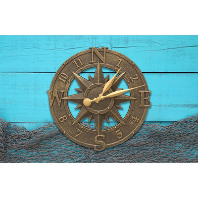 Compass Rose Clock