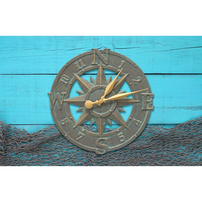 Compass Rose Clock