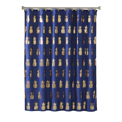 Gilded Pineapple Shower Curtain