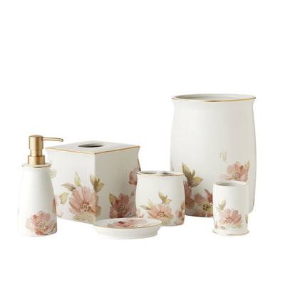 Misty Floral Toothbrush Holder