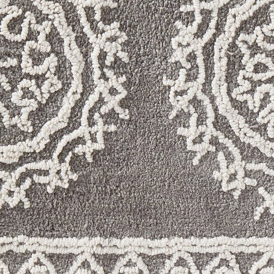 Medallia Large Rug in Gray