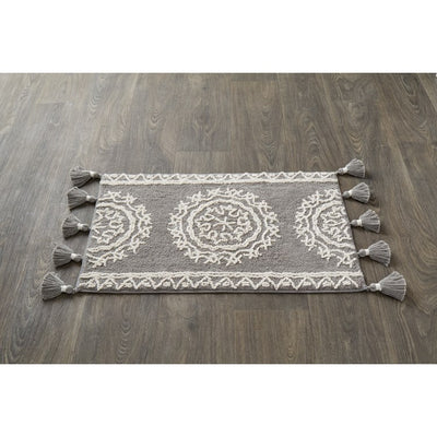 Medallia Medium Rug in Gray