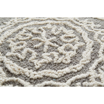 Medallia Medium Rug in Gray
