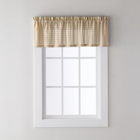 Hopscotch Valance in Tan