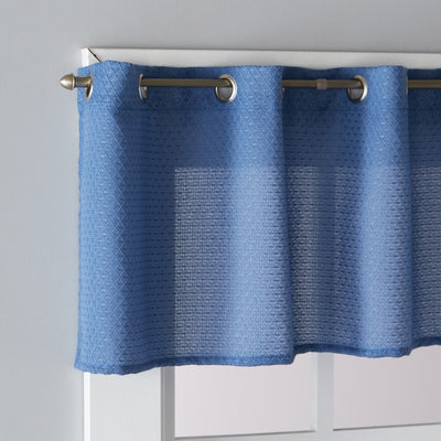 Trio Valance in Denim Blue