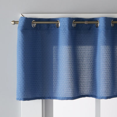 Trio Valance in Denim Blue
