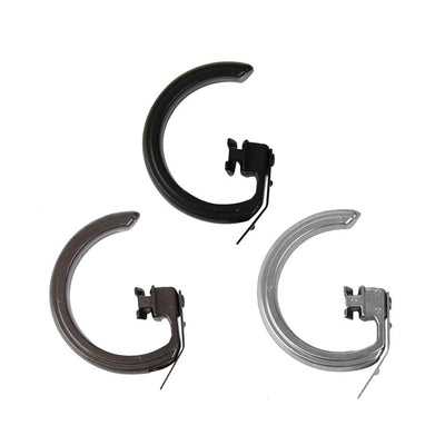 Rings for Decorative Traverse Rod (Set of 10) - Black