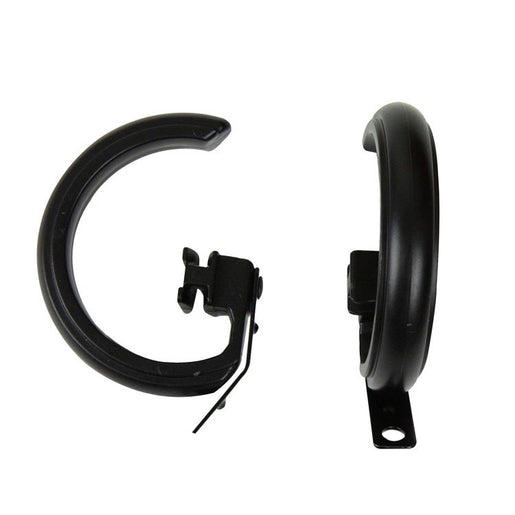 Rings for Decorative Traverse Rod (Set of 10) - Black