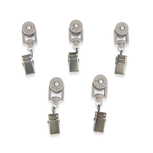 10 Sliders for CH track Traverse Rods - Pewter