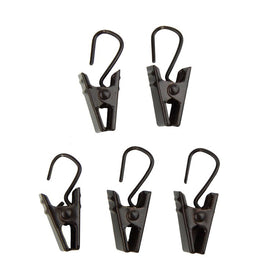 24 Clips with Hooks-Cocoa