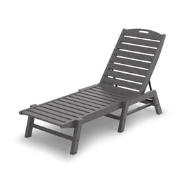 Nautical Chaise - Slate Gray