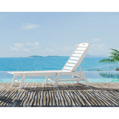 Nautical Chaise - White