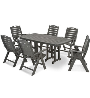 Product Image: PWS125-1-GY Outdoor/Patio Furniture/Patio Dining Sets