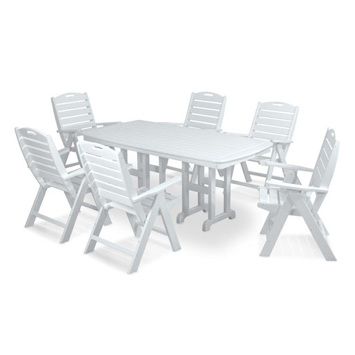 Nautical Seven-Piece Dining Set - White