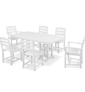 Product Image: PWS131-1-WH Outdoor/Patio Furniture/Patio Dining Sets