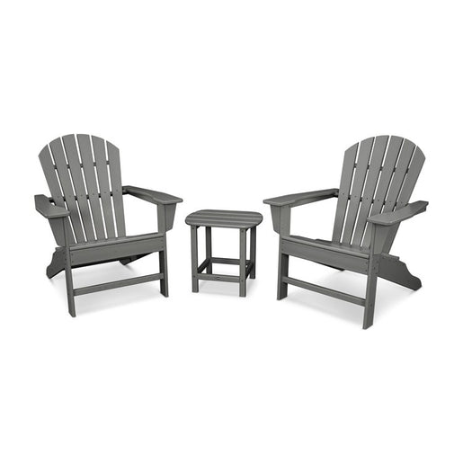 South Beach Adirondack Three-Piece Set - Slate Gray