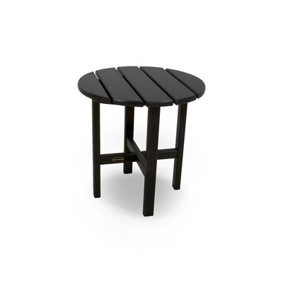 Round 18" Side Table - Black