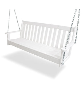 Product Image: GNS60WH Outdoor/Patio Furniture/Outdoor Benches
