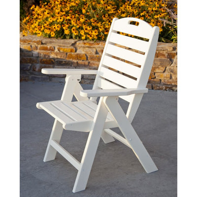 Nautical Highback Chair - White