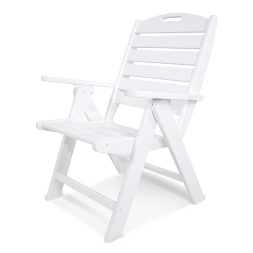 Nautical Highback Chair - White
