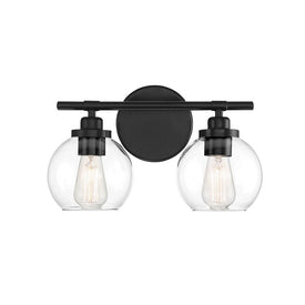 Carson Two-Light Bathroom Vanity Fixture
