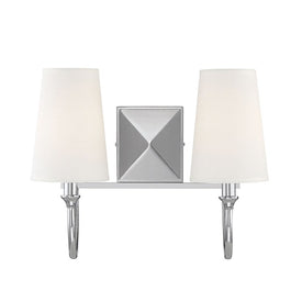 Cameron Two-Light Bathroom Vanity Fixture