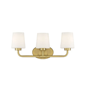 Capra Three-Light Bathroom Vanity Fixture