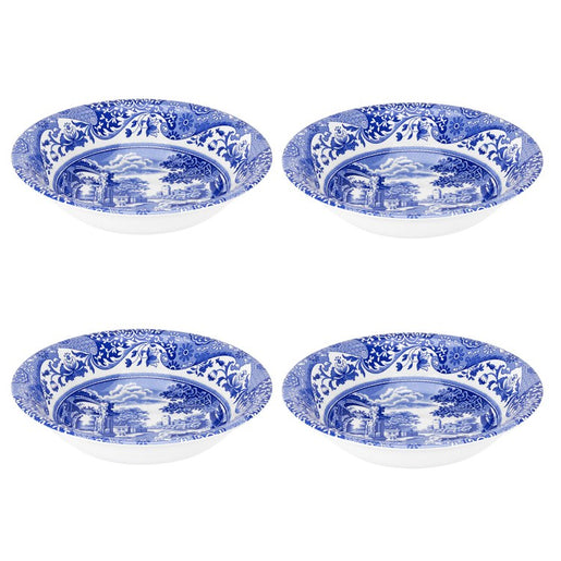 Spode Blue Italian Cereal Bowls Set of 4