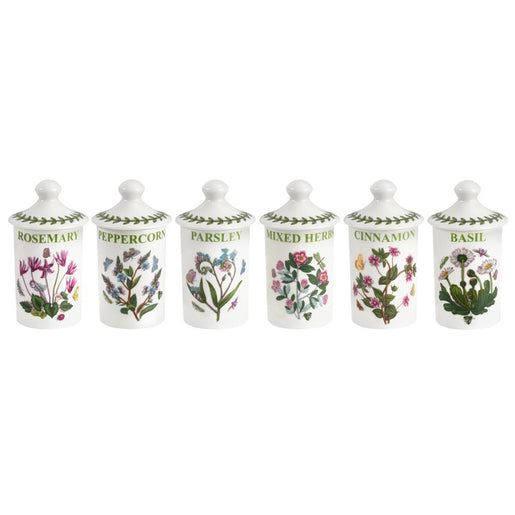 Botanic Garden Assorted Spice Jars Set of 6