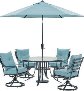 Product Image: LAVDN5PCSWRD-BLU-SU Outdoor/Patio Furniture/Patio Dining Sets