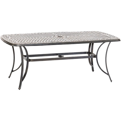 Fontana Seven-Piece Outdoor Dining Set with 38" x 72" Cast-Top Table