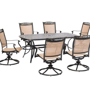 Product Image: FNTDN7PCSWC Outdoor/Patio Furniture/Patio Dining Sets