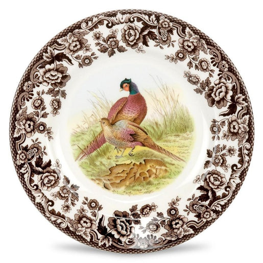 Spode Woodland 8" Salad Plate - Pheasant