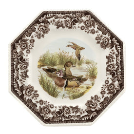 Spode Woodland 9.5" Octagonal Plate - Wood Duck
