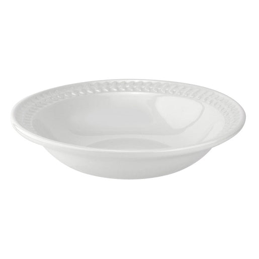 Botanic Garden Harmony 9" Deep Pasta Bowls Set of 4 - White