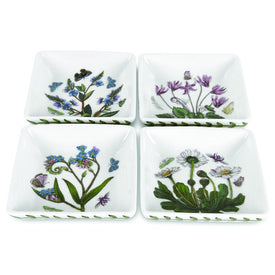Botanic Garden Square Mini Dishes Set of 4